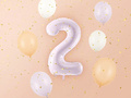 Number 2 Purple Foil Balloon - 72 cm - 1 pc