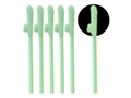 Fluorescencyjne słomki peniski  - 6 szt.