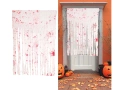 Zakrwawiona kurtyna na drzwi na halloween - 115x150 cm