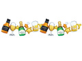 Alcohols balloon garland - 206 x 34 cm - 1 pcs.