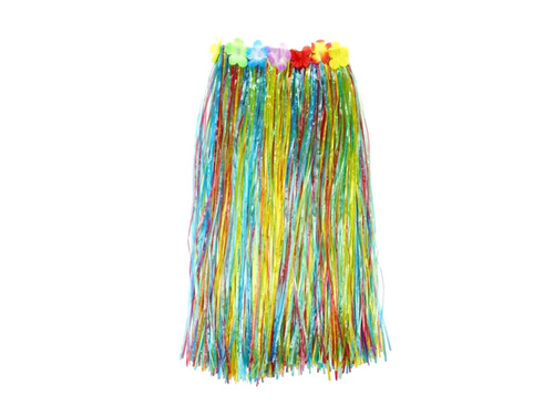 Hawaiian long skirt multicolored - 1 pcs.