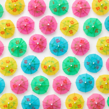 Parasolki papierowe do drinków - 10 cm - 50 szt.