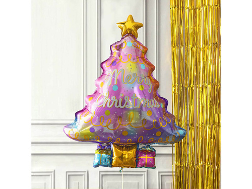 Christmas Tree Foil Balloons - 1 pc