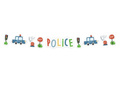 Paper garland Police - 300 cm - 1 pcs.