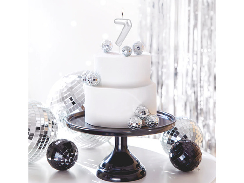 Silver Candle no 7 - 1 pc