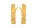 Rękawiczki karnawałowe złote długie - 42 cm