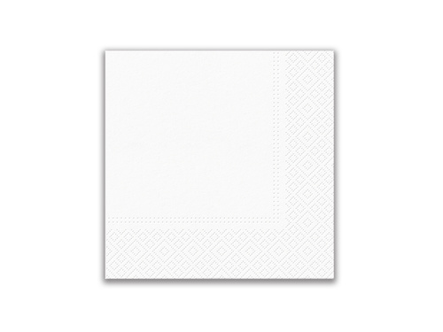 3-layer napkins 33 cm, white - 20pcs.