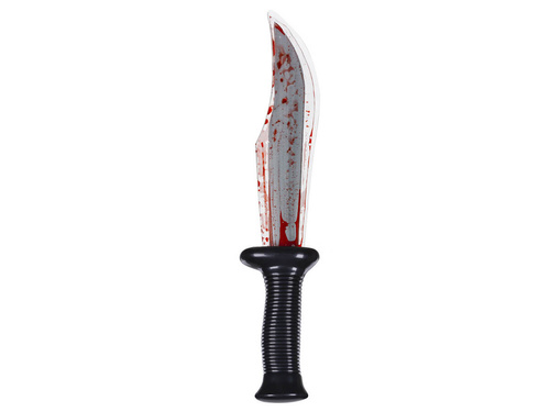 Zakrwawiony nóż - 33 cm - 1 szt.