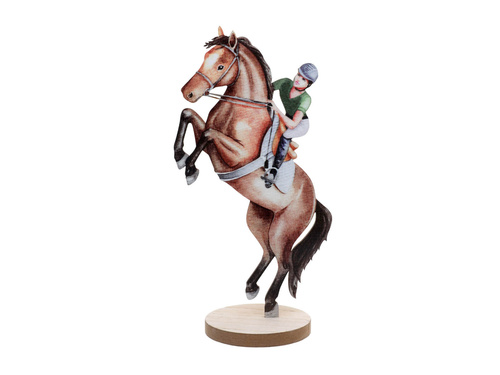 Figurine Rider on a horse - 20 cm - 1 pc.
