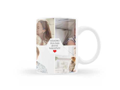 Kubek personalizowany na dzień dziadka - 330ml