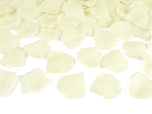 Rose petals, cream, 500 pcs, 1 packet