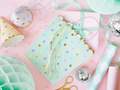 Gift bag Stars mint - 23 x 22 x 8 cm - 1 pcs.