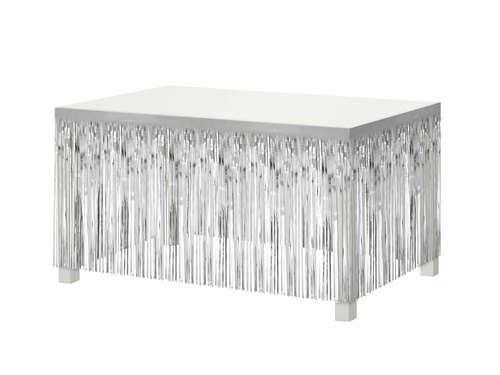 Skirting silver - 80 x 300 cm - 1 pcs.
