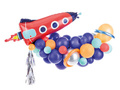Bouquet of foil balloons Rocket - 76 pcs.