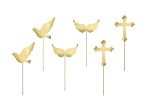 Pikers for the First Holy Communion cake - 6 pcs.