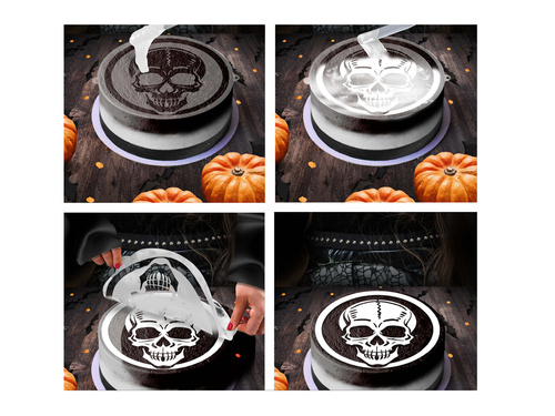 CAKE DECORATION STENCIL, STENCIL, 25 CMS