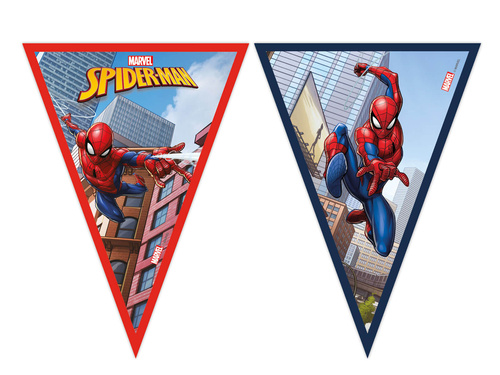 Spiderman flag banner - 1 pc.