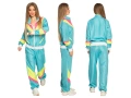 Kostium Disco Dres niebieski dla kobiety - 1 szt.