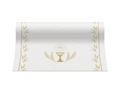 Decoration table runner for the First Holy Communion gold - 40 cm x 24 m - 1 pcs.