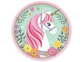 Dekoracyjny opłatek tortowy Jednorożec - 20 cm