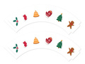 Christmas cupcake papers - 6 pcs.