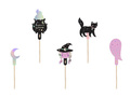 Cake toppers -  6 pcs