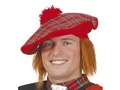 Scottish hat with hair