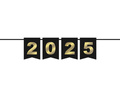 New Year's Eve gold 2025 banner - 1 pc.