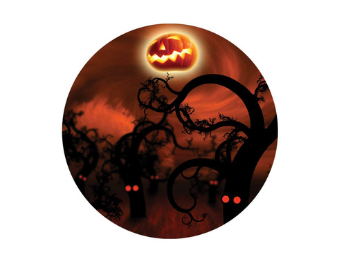 Dekoracyjny opłatek tortowy Halloween - 20 cm
