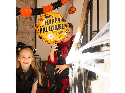 Balon foliowy Happy Halloween - 45 cm - 1 szt.