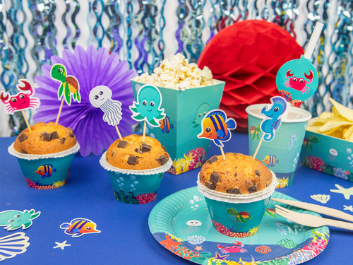 Cupcake pans Underwater World - 6 pcs.