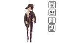 Hanging Lightning wizard - 170 cm