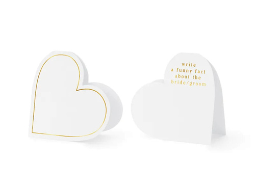 Place Cards Hearts, 15.7x22 cm 10 pcs