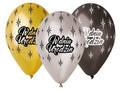 Balony metaliczne W Dniu Urodzin - 30 cm - 6 szt.