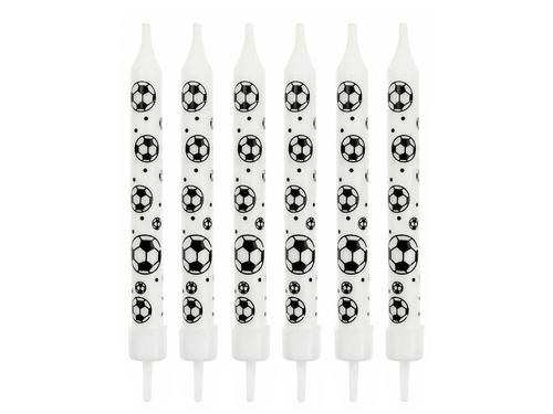 Birthday candles Football - 6 pcs.
