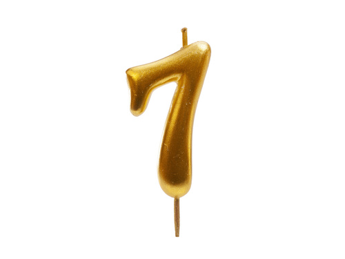 Gold Candle no 7 - 1 pc