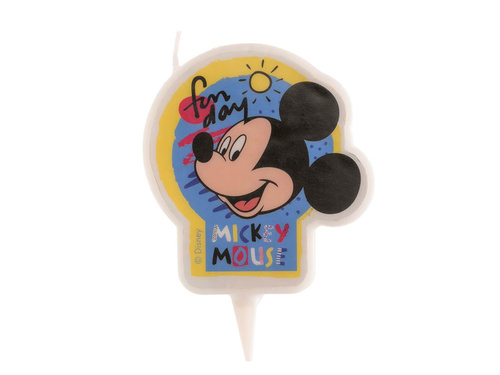 Świeczka urodzinowa Myszka Mickey - 1 szt.