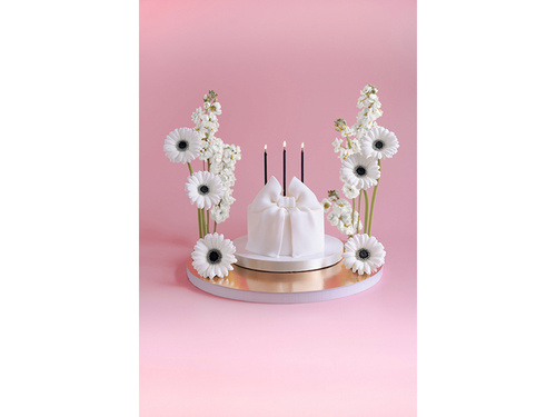 Birthday candles, black - 12 pcs