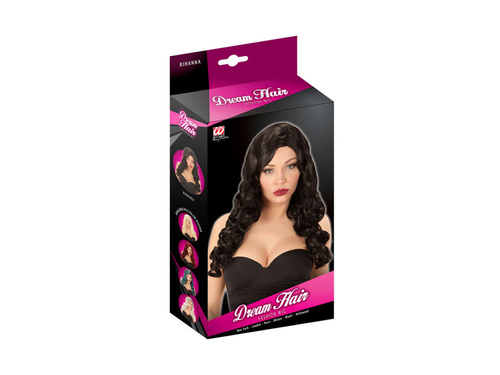 Czarna peruka Rihanna Dream Hair