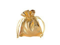 Gold bags for guests - 8 x 10 cm - 6 pcs.