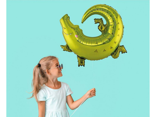 Foil Balloon Crocodile - 80 x 71 cm