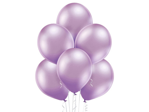 Glossy purple latex balloons - extra large - 50 pcs.