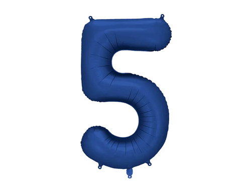 Number 5 Foil Balloon - 86 cm - 1 pc