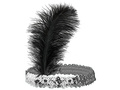 Silver Headband Retro - 1 pc
