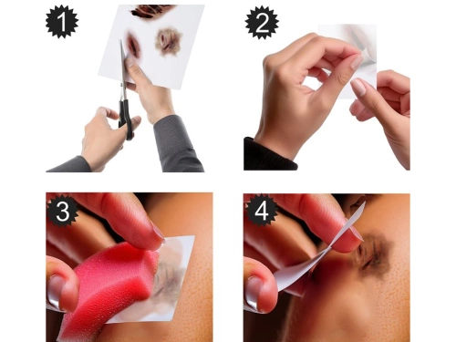 Facial Adhesive Decorations