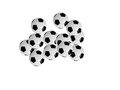 Double-sided decoration Football - 12 pcs.