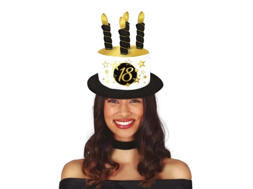18th Birthday hat - 1 pc