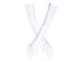 Pair of white gloves - 60 cm