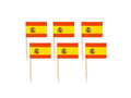 Spain Flag Picks - 50 pcs
