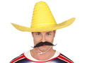 Sombrero meksykańskie żółte - 50 cm - 1 szt.